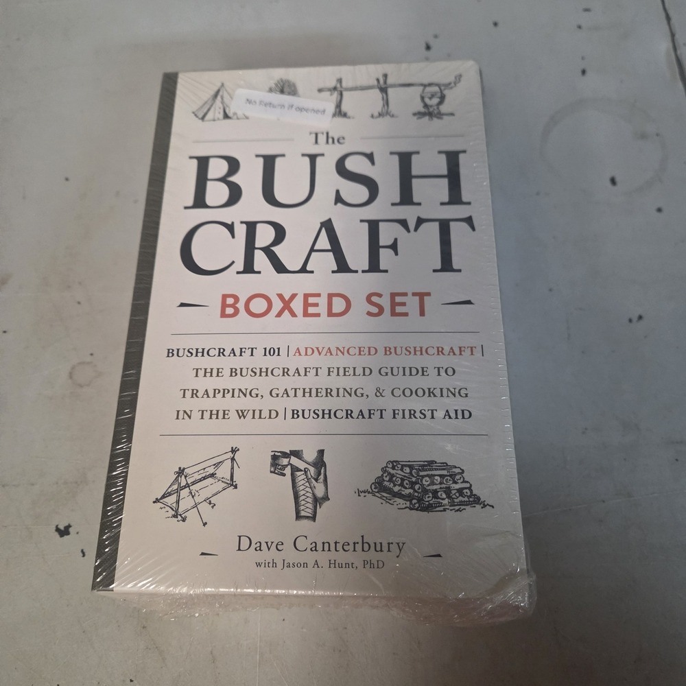 The Bushcraft Boxed Set 4 Books Dave Canterbury 101 Advanced First Aid 2017 NEW